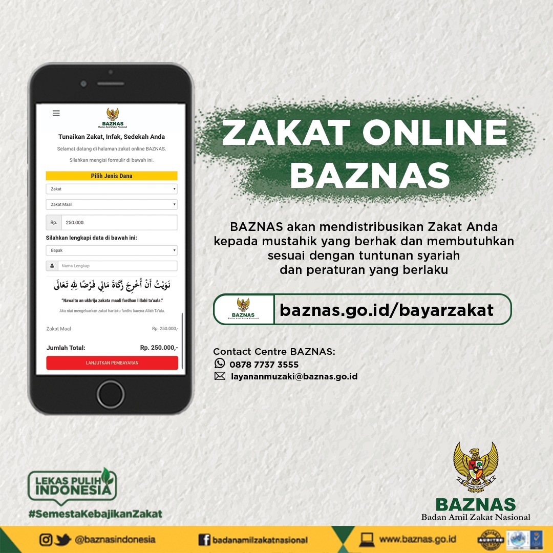 baznas zakat online